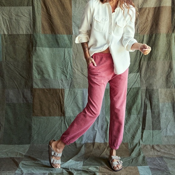 MICHAEL STARS Kylo Acid Wash Red Beverly Jogger - Size S - NWT - Picture 3 of 4